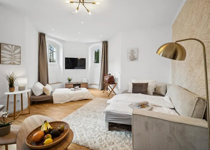 Wiener Palais Am Grossen Garten, Arbeitsplatz, Familie, 8 Pers, Smart-tv * Δρέσδη